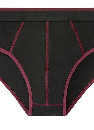 Трусы слипы однотонные для мужчины livergy lycra® 369921 s черный