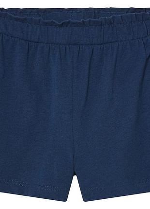 Шорты хлопковые трикотажные для девочки lupilu lidl 473315 110-116 см (4-6 years) темно-синий