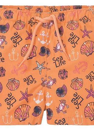 Шорти бавовняні з кишенями для дівчинки lupilu 325951 098-104 см (2-4 years) помаранчевий