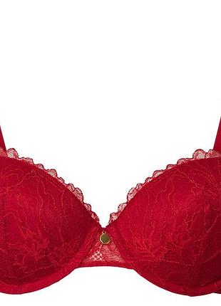 Бюстгальтер кружевной для женщины esmara lycra® 425334 80c красный