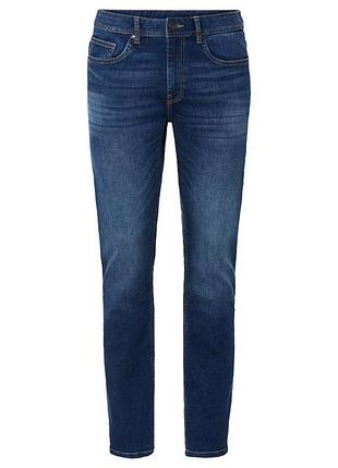Джинсы slim fit зауженные для мужчины livergy lycra® 450286 46(s) синий