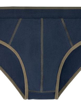 Труси сліпи однотонні для чоловіка livergy lycra® 369921 s темно-синій