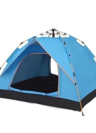Намет автоматичний g-tent 210×210×125 см • туристичний кемпінговий намет на 2–3 особи з водостійкою тканиною та миттєвим