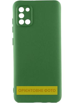 Чехол tpu getman liquid silk full camera для infinix smart 10 зеленый / dark green