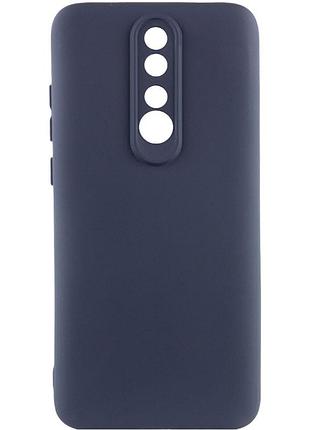 Чехол tpu getman liquid silk full camera для xiaomi redmi 8 синий / midnight blue