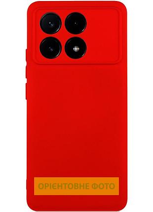 Чехол tpu getman liquid silk full camera для motorola moto g15 4g / g15 power / g17 / g17 power красный / dark red