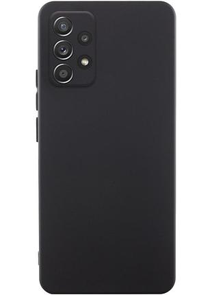 Чехол tpu getman liquid silk full camera для samsung galaxy a52 4g / a52 5g / a52s черный / black
