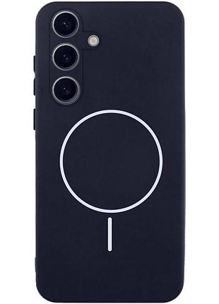 Чохол silicone cover lakshmi full camera (aa) with magnetic fit для samsung galaxy s25 fe темно-синій / midnight blue