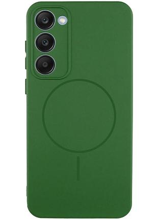 Чохол silicone cover lakshmi full camera (aa) with magnetic fit для xiaomi redmi 15 (eu) зелений / dark green