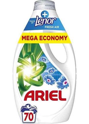 Гель для стирки 3,15л прикосновение свежего воздуха lenor тм ariel