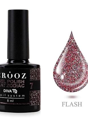 Crooz гель-лак cat zodiac №07 8мл diva, шт