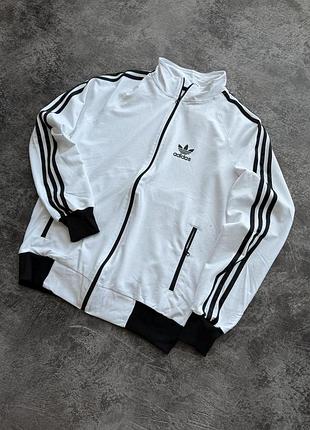 Кофта на замку adidas білий 6