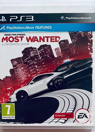 Need for speed most wanted, б/в, англійська версія - диск для playstation 3
