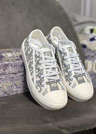 Женские кеды dior grey platform premium (серые) низкие стильные кеды диор серые 37
