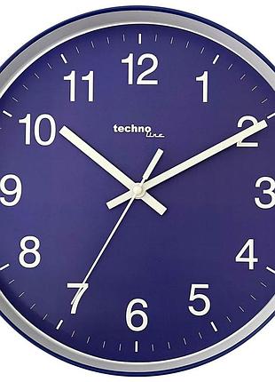 Годинник настінний technoline wt7520 blue (wt7520)