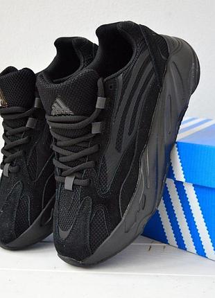 Adidas yeezy boost 700 v2 black чоловічі кросівки 42/26 см 43