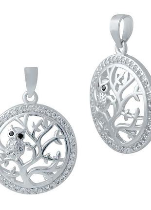 Серебряная подвеска proba с фианитами (2036708)