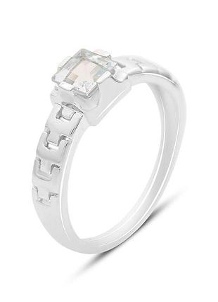 Серебряное кольцо proba с натуральным топазом 0.87ct, вес изделия 2,71 гр (2166115) 17 размер