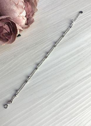 Серебряный браслет proba с без камней, вес изделия 2,9 гр (2071754) 1720 размер