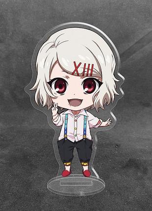 Акриловая коллекционная фигурка чиби chibi аниме: токийский гуль (джузо сузуи) 10 см