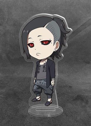 Акриловая коллекционная фигурка чиби chibi аниме: токийский гуль (ута) 10 см
