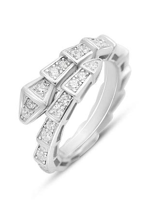 Срібне кільце proba з фіанітами, вага виробу 4,79 г (2153955) 18 розмір