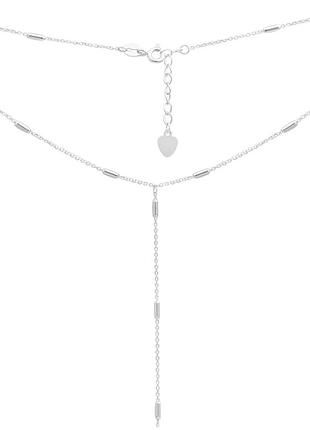 Серебряное колье proba с без камней, вес изделия 2,09 гр (2197003) 450500 размер