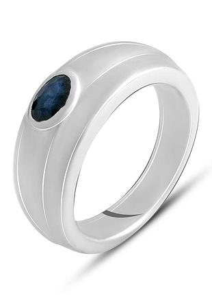 Серебряное кольцо proba с натуральным сапфиром 0.66ct, вес изделия 6,04 гр (2140566) 19 размер