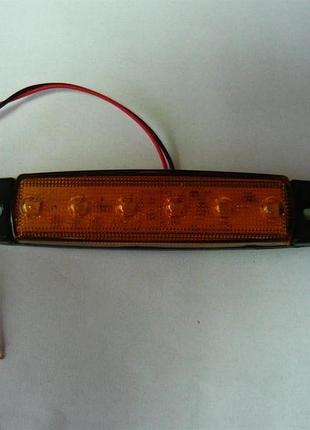 Ліхтар боковий led 6 діод жовтий bpp24y