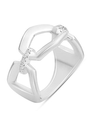 Серебряное кольцо proba с фианитами, вес изделия 5,17 гр (2161875) 16.5 размер