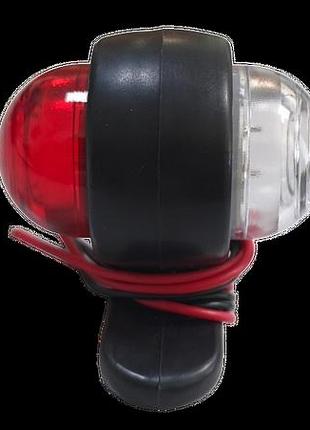 Ліхтар габарит ріжок діод led 12/24 короткий "міні" l/r