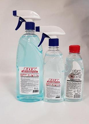 Вода для рук антибактириальним+дезінфікуючим ефектом antiseptic 250ml антисептик