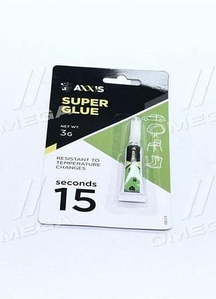 Супер клей 3г axxis