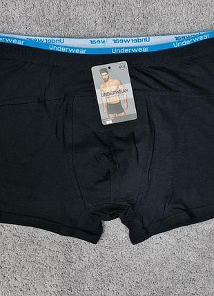 Боксери чоловічі underwear труси чоловічі бавовняні чорні