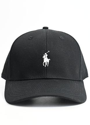 Бейсболка универсальная polo gmb-34-18 чорний+білий