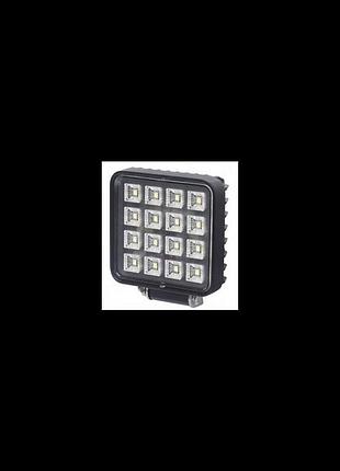 Фара робоча led з вимикачем на 16 діодів 12-24v алюмінієвий корпус
