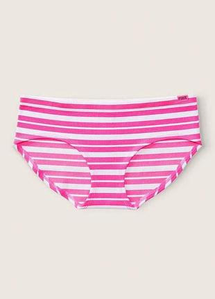 Женские трусики victoria's secret pink хипстеры s в полоску