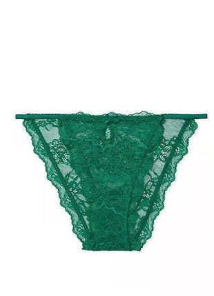 Жіночі трусики мереживні victoria's secret м зелені