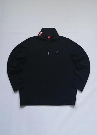 Loffler transtex warm hr basic cf midlayer men's sweater zip roll-neck