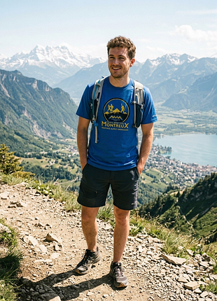 Мужская футболка columbia "montreux trail festival" 2017