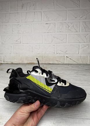 Крутые мужские кроссовки nike react vision prm 3m anthracite volt