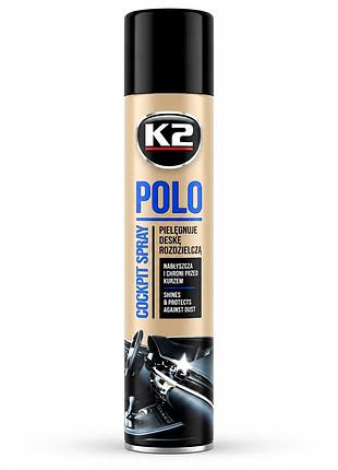 Поліроль торпеди спрей 750ml "k2" polo man (чоловічий аромат) k407ma0 (12шт/ящ)