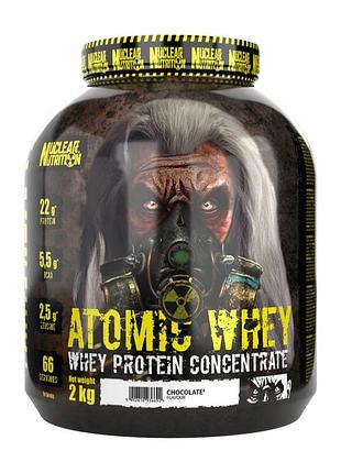 Nuclear nutrition atomic whey protein concentrate 2 кг, кремове печиво