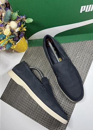 Оригинальные кожаные новые лоферы clarks