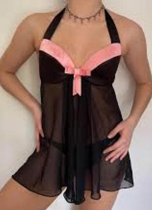 Брендовий спокусливий пенюар babydoll розміру m