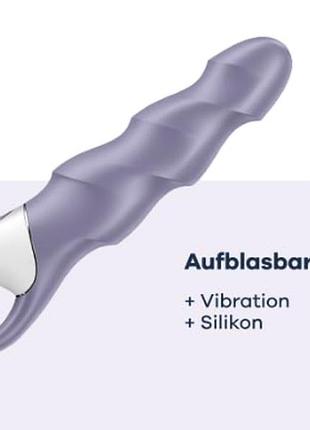 Вібратор надувний — satisfyer air pump vibrator 1 9