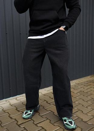 Мужские джинсы свободного кроя staff 030 black baggy