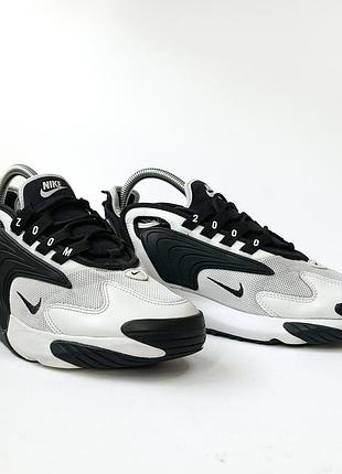 (40р25.5см) жіночі кросівки nike zoom 2k white black (ao0354-100)