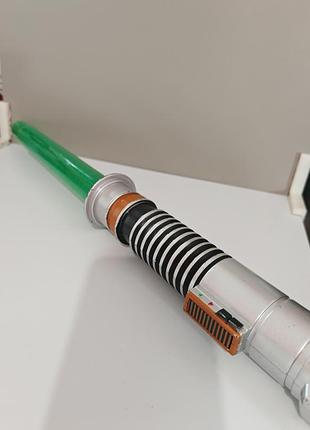 Hasbro star wars световой меч люка скайвокера  luke skywalker electronic lightsaber