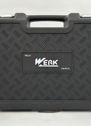 Універсальний набір інструмента 1/4 1/2 6-грн 110-предметів werk